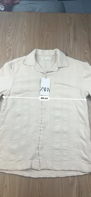 Flat measurement of the garment